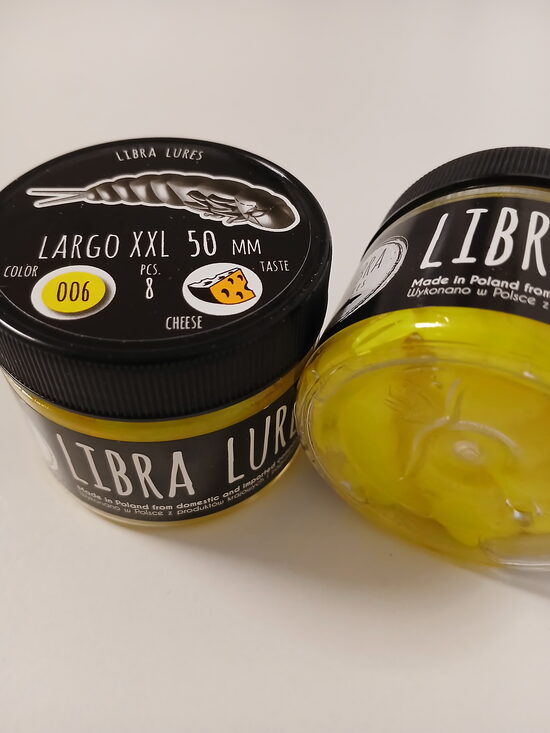 Largo XXL 50mm, 006 Hot Yellow, 4,85gr, Cheese, 8pcs/pack